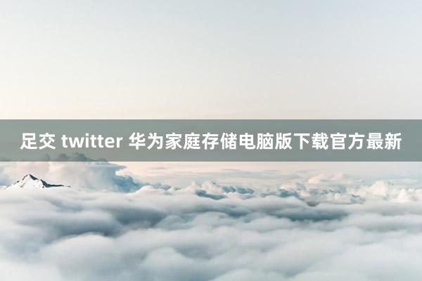 足交 twitter 华为家庭存储电脑版下载官方最新